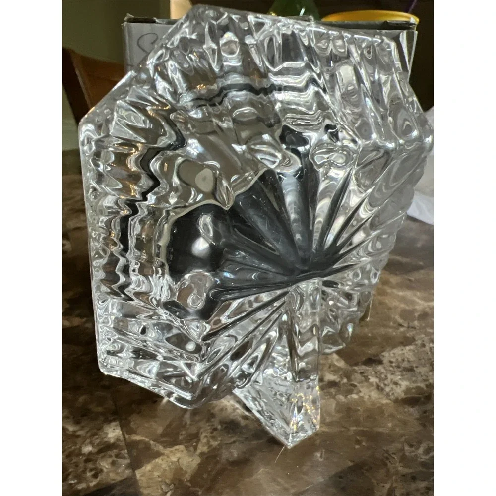 Shannon By Godinger Crystal Emerald Clock Desk Tested